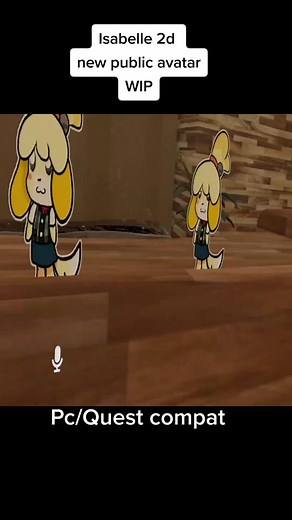 Isabelle 2D Avatar for VRChat - WIP