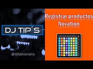 Como registrar productos Novation