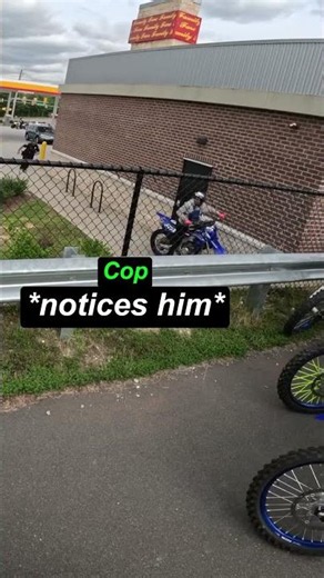 Biker tried to take back his bike and got this