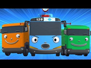Strong Heavy Vehicles Episodes | City Hero Tayo met Heavy Vehicles! | Tayo the Little Bus