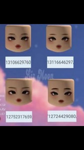 codigos de caras para brookhaven