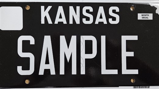 Blackout plates claim #1 spot as most popular distinctive license plates in Kansas
