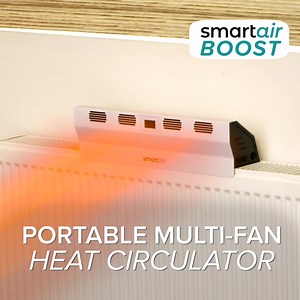 31 reactions · 4 comments |  Save 10% + FREE Standard Delivery! Offer Ends Soon!  The SmartAir BOOST is the compact and portable multi-fan heat distributor designed to reduce energy wastage and save you money. ✅ Fits virtually any radiator ✅ Costs less than a penny to run for an hour | High Street TV Official | Facebook