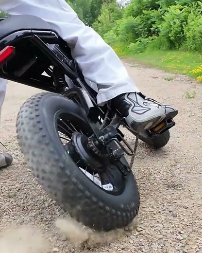 Ultimate Off-Road Thrill! ⚡️ Qlife Spark D2 Moped-Style E-Bike Test