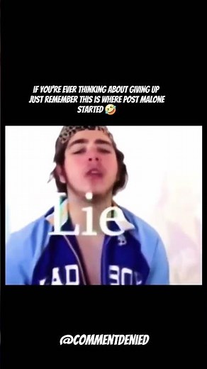 If You're Thinking of Giving Up, Remember Post Malone Started HERE (High School Video!) #PreFame
