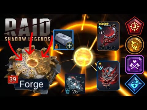 Raid: Shadow Legends- in-depth look at the Forge and artifact, relic crafting(guides, materials).