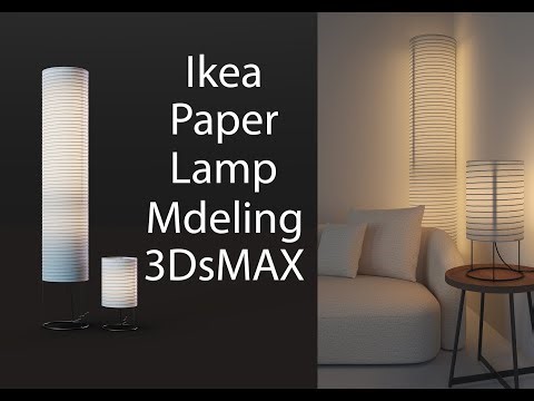 IKEA STRÅNAD Lamp – Floor & Table Lamp 3D Model (3ds Max + Corona+ Vray)