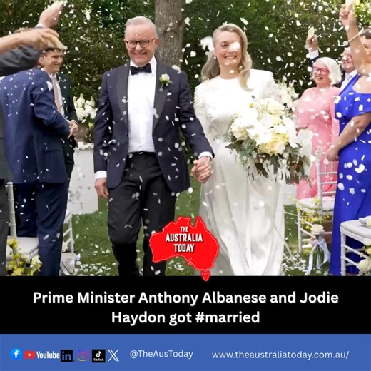 History in Canberra: Prime Minister Anthony Albanese and partner Jodie Haydon have tied the knot, with a private wedding today. A first for a sitting #PM, and a very public reminder that second chances at love are absolutely Australian. 💍🇦🇺 #AnthonyAlbanese #JodieHaydon #AusPol #PMWedding #AustralianStory @followers Amit Sarwal | The Australia Today