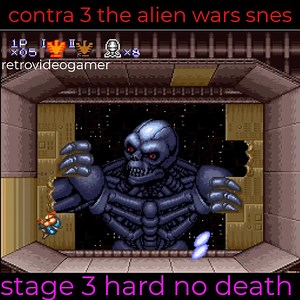7.9K views · 389 reactions | contra 3 the alien wars snes satge 3 hard arma inicial | Retrovideogamer1 | Facebook