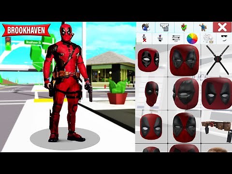 How to Make DEADPOOL in Brookhaven