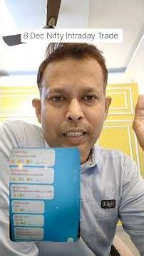 8 Dec Nifty Intraday Trade #nifty #optionstrading