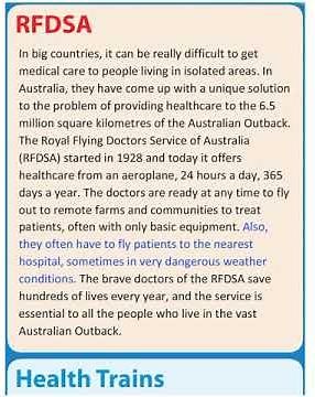 Health Services Around the World (Text) Excel 6 Module 5