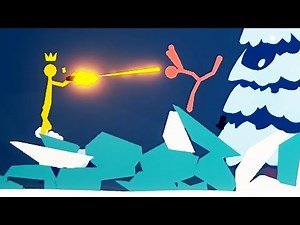 CRAZIEST ICE LEVEL DOMINATION and TELEPORTING Players! - Stick Fight Gameplay