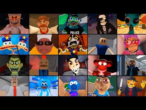 Roblox, Papa Pizza's Pizzeria, JERRY'S THEATER, MR CRAZY'S CARNIVAL, GREAT SCHOOL, SIR SCARY'S MANSI