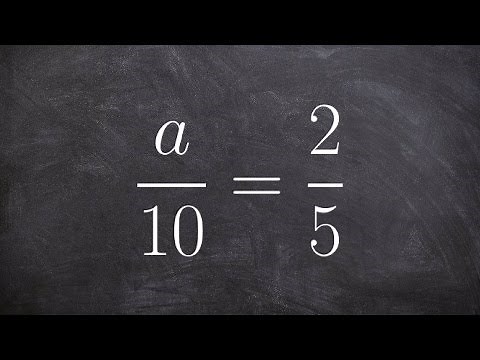 Solving a one step equation using multiplication on fractions