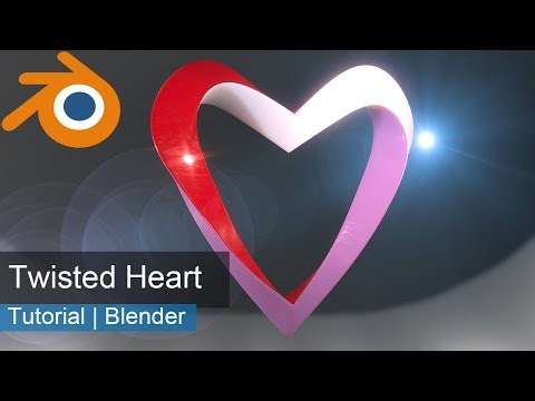 Twisted Heart | Easy 3d Modeling | Blender 3.0