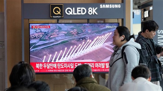 ویدیوها. «عملکردی مشابه اسکندر روسیه»؛ کره شمالی چند موشک بالستیک کوتاه‌برد به سمت دریای ژاپن شلیک کرد