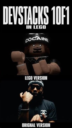 Devstacks - 1of1 (LEGO Music Video) comparison version 🫶 #devstacks