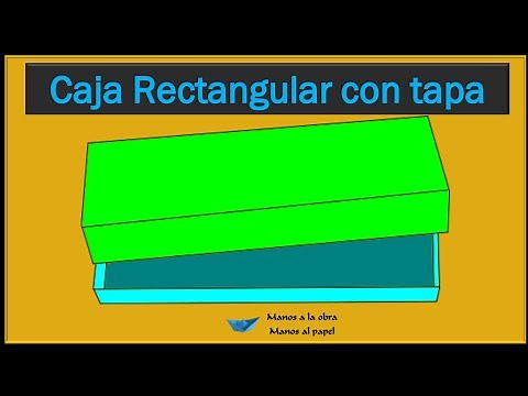 Como hacer una Caja Rectangular con tapa