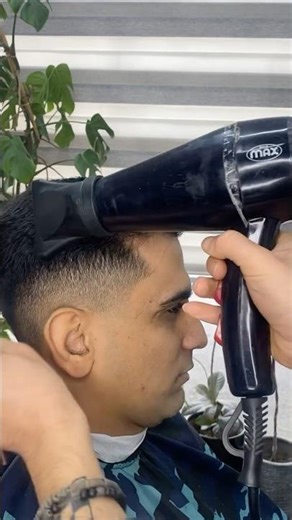 آموزش سشلوار کشی مو سر Hair blow drying tutorial #hairstyle #haircut #hair #barber #tutorial