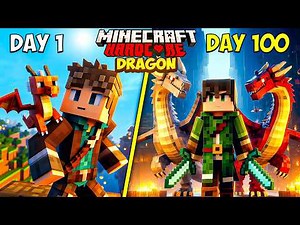 I Survived 100 Days in DRAGON WORLD in Minecraft Hardcore!