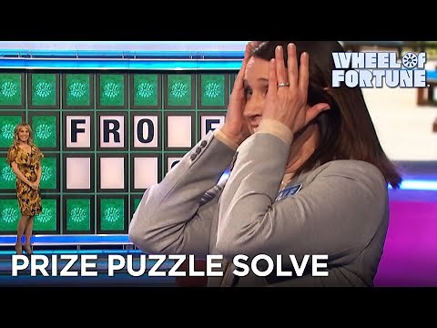 Julie Solves the Bonus Round Puzzle With Only Seconds Left! | Wheel of Fortune