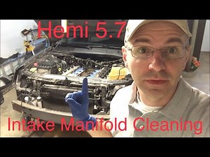 Chrysler Hemi 5.7 Intake Manifold Cleaning