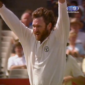 Back in 1989, Allan Border pulled off an incredible - and unexpected - 7/46 against the West Indies on Day 1 at the SCG! 🤯🇦🇺 He would go on to take 11/96 and hit 75 runs for the Test! 🏏 #9WWOS #Cricket | Wide World of Sports