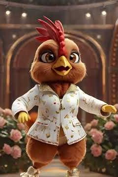 Funky Chicken Dance Challenge! 🎶 | AI Dancing Chicken Animation