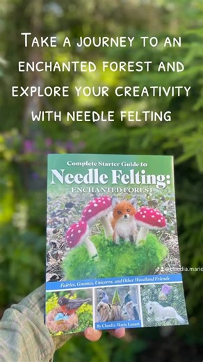 Claudia Marie Lenart on Instagram: "New year, new skill. Learn to needle felt this year Complete Starter Guide to Needle Felting. Detailed instructions and highly rated. Take a journey with me. #needlefelting #needlefeltingartist #needlefeltinganimals #needlefeltingtutorial #waldorfinspired"