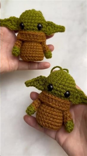 Baby Yoda Amigurumi Crochet - May the 4th be with you #crochet #shortsyoutube #babyyoda #amigurumi