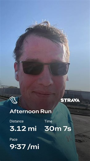 Fastest 5k of the year yesterday going to try for an easy run today will let you know how I get on