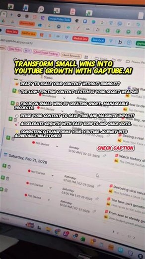 Transform Small Wins into YouTube Growth with GapTube.ai