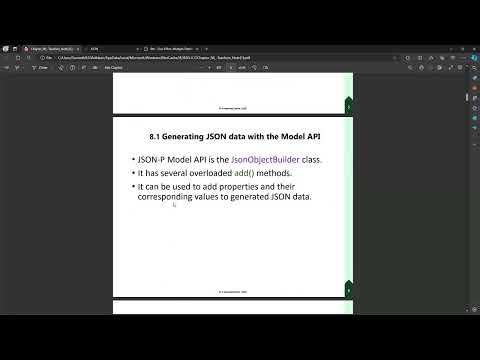 BIT SEM4 EAD Chapter 8 Json Processing