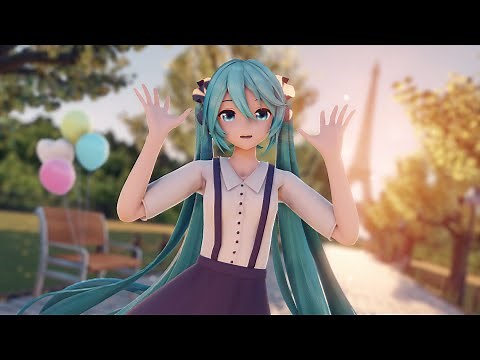【MMD】Sayonara Souvenir / さよならスーヴェニア(by Toa)【YYB School Uniform Miku】