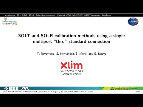 Multiport SOLT and SOLR calibration methods