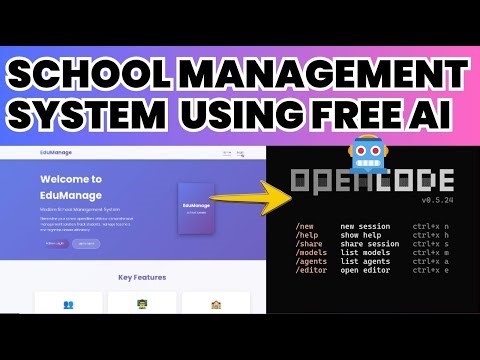 Build a Full School Management System Using FREE AI 🤯 (No Coding Skills!)