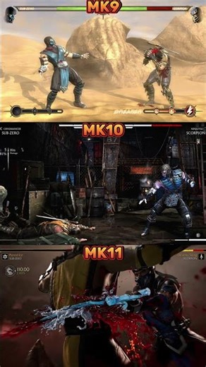 Sub-Zero Epic X-Ray 💀 MK9 vs MKX vs MK11 ⚔️ Which One Looks More Brutal? 😱🔥
