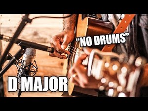 Acoustic Guitar Backing Track In D Major | Your Heart (No Drums)