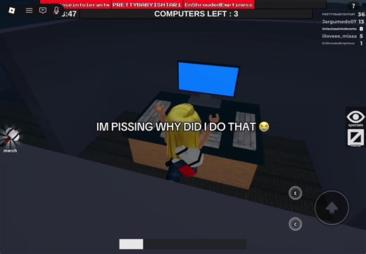 And she didn’t even know I was there too LMFAO #fleethefacility #ftf #fyp #viral #roblox