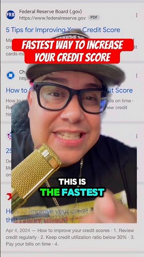 Fastest Way to Increase Your Credit Score #shorts #credit #money #finance #creditrepair #creditscore