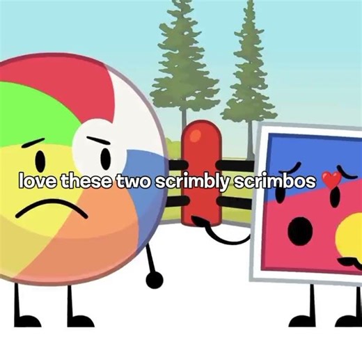 beach ball & sticker #bfdie #bfdi #osc