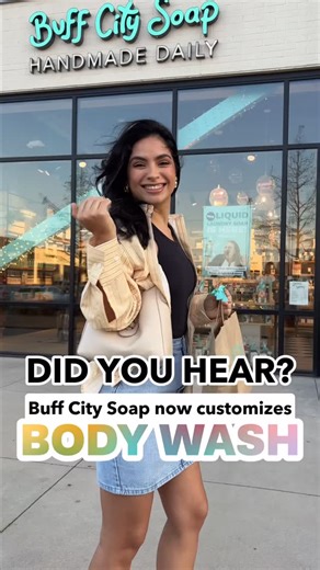 Buff City Soap on Instagram: "Did you hear? Buff By You Body Wash is HERE! 🫧 Customize NEW Body Wash in any scent! • Make your own Buff By You Body Wash in 3 easy steps: 1️⃣ Choose your Body Wash 2️⃣ Pick your scent or blend any two together 3️⃣ Create something uniquely you • Visit your local Makery or shop online to customize your next Body Wash today! • #BuffByYou #customize #personalizedskincare #findyourscent #pickyourscent #signaturescent"