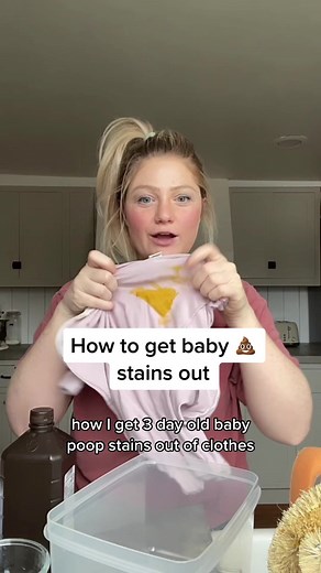 How to Remove Baby Poop Stains from Clothes