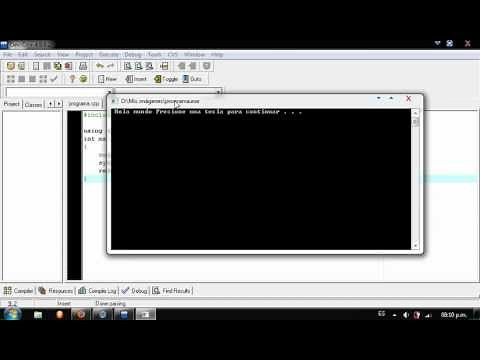 Programación Básica en Dev C++ (Hola mundo)