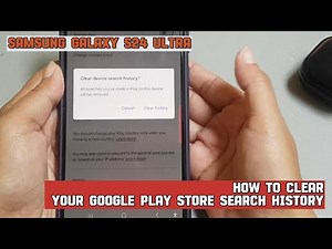 How to clear your Google Play Store search history on Samsung Galaxy S24 Ultra