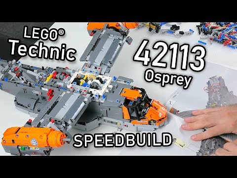 LEGO 42113 Speedbuild | LEGO Boeing Bell V-22 Osprey | Speed build 42113 LEGO Technic 2020
