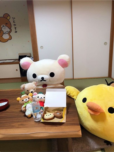 神奈川の可愛いリラックマルームに宿泊