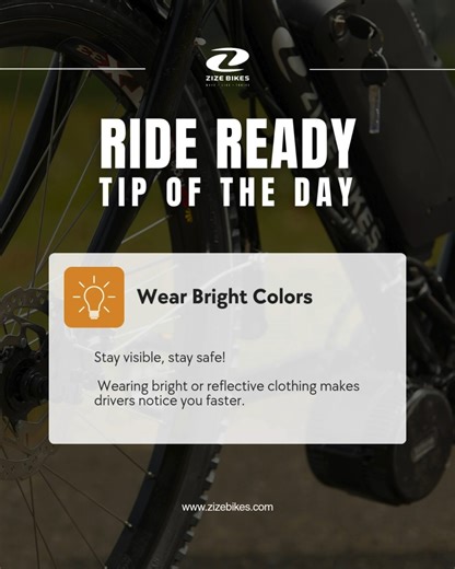 헥헶헱헲 헥헲헮헱혆 헧헶헽 헼헳 혁헵헲 헗헮혆  Be seen, be safe! Bright colors keep you visible and confident on the road.  Shop your bike now at ZIZEBikes.com Subscribe to our newsletter & get 5% off any ZIZE Bike today via www.ZIZEBikes.com #ZIZEBikes #RideReady #BikeTips #CyclingSafety | ZIZE Bikes | Facebook