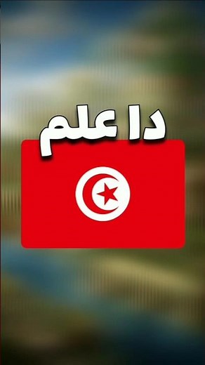 شرح علم تونس 🇹🇳 #ثقافة #معلومات #تاريخ